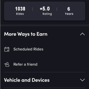 6+ Years LYFT account for sale