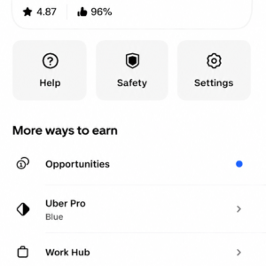 2+ Years Uber Pro account